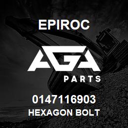 0147116903 Epiroc HEXAGON BOLT | AGA Parts