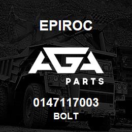 0147117003 Epiroc BOLT | AGA Parts