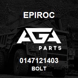 0147121403 Epiroc BOLT | AGA Parts