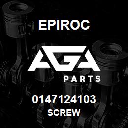 0147124103 Epiroc SCREW | AGA Parts