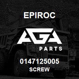 0147125005 Epiroc SCREW | AGA Parts