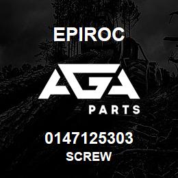 0147125303 Epiroc SCREW | AGA Parts