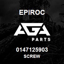 0147125903 Epiroc SCREW | AGA Parts