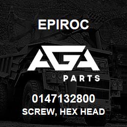 0147132800 Epiroc SCREW, HEX HEAD | AGA Parts