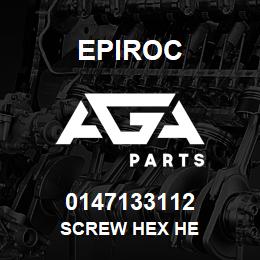 0147133112 Epiroc SCREW HEX HE | AGA Parts