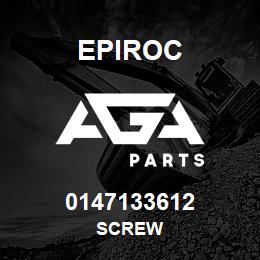 0147133612 Epiroc SCREW | AGA Parts