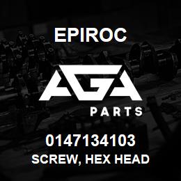 0147134103 Epiroc SCREW, HEX HEAD | AGA Parts