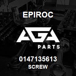 0147135613 Epiroc SCREW | AGA Parts