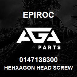 0147136300 Epiroc HEHXAGON HEAD SCREW | AGA Parts