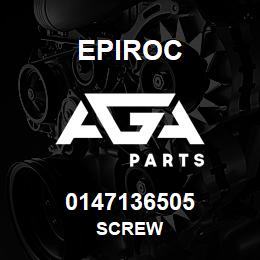 0147136505 Epiroc SCREW | AGA Parts