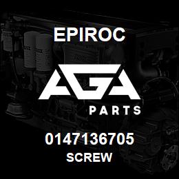 0147136705 Epiroc SCREW | AGA Parts