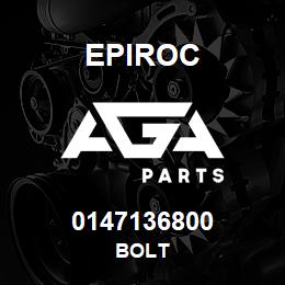 0147136800 Epiroc BOLT | AGA Parts