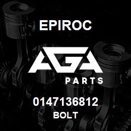 0147136812 Epiroc BOLT | AGA Parts