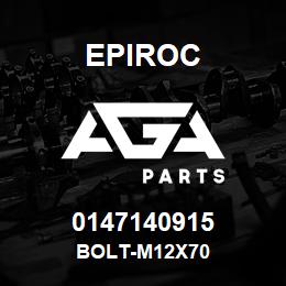 0147140915 Epiroc BOLT-M12X70 | AGA Parts