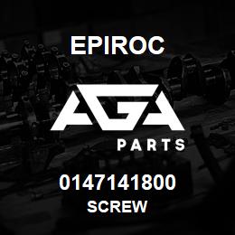 0147141800 Epiroc SCREW | AGA Parts