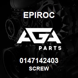 0147142403 Epiroc SCREW | AGA Parts