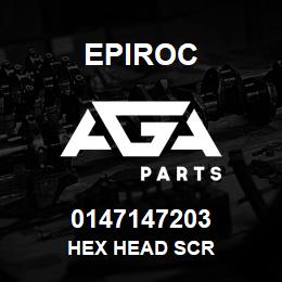 0147147203 Epiroc HEX HEAD SCR | AGA Parts