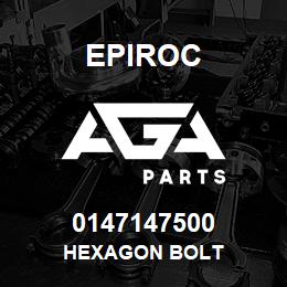 0147147500 Epiroc HEXAGON BOLT | AGA Parts