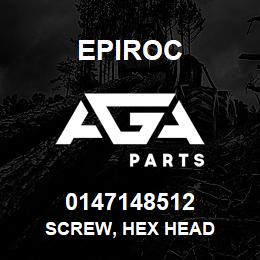 0147148512 Epiroc SCREW, HEX HEAD | AGA Parts