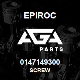 0147149300 Epiroc SCREW | AGA Parts