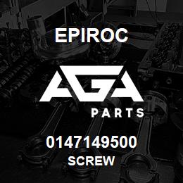 0147149500 Epiroc SCREW | AGA Parts