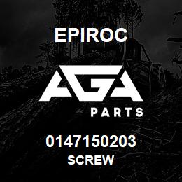 0147150203 Epiroc SCREW | AGA Parts