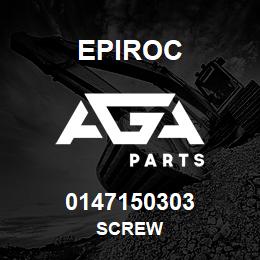 0147150303 Epiroc SCREW | AGA Parts