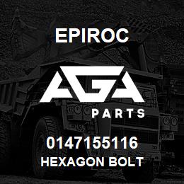 0147155116 Epiroc HEXAGON BOLT | AGA Parts