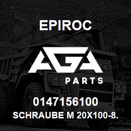 0147156100 Epiroc SCHRAUBE M 20X100-8.8 | AGA Parts