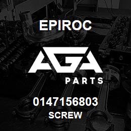 0147156803 Epiroc SCREW | AGA Parts