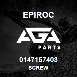 0147157403 Epiroc SCREW | AGA Parts