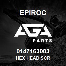 0147163003 Epiroc HEX HEAD SCR | AGA Parts