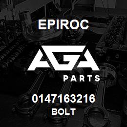 0147163216 Epiroc BOLT | AGA Parts