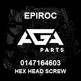 0147164603 Epiroc HEX HEAD SCREW | AGA Parts