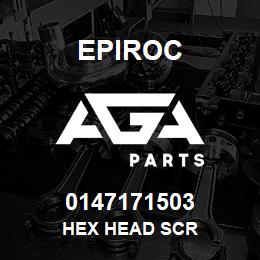 0147171503 Epiroc HEX HEAD SCR | AGA Parts