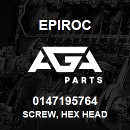 0147195764 Epiroc SCREW, HEX HEAD | AGA Parts