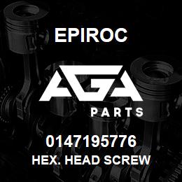 0147195776 Epiroc HEX. HEAD SCREW | AGA Parts