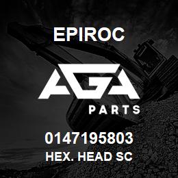 0147195803 Epiroc HEX. HEAD SC | AGA Parts