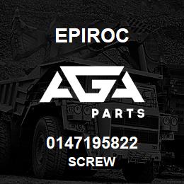 0147195822 Epiroc SCREW | AGA Parts