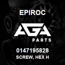 0147195828 Epiroc SCREW, HEX H | AGA Parts