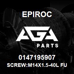 0147195907 Epiroc SCREW:M14X1.5-40L FULL | AGA Parts