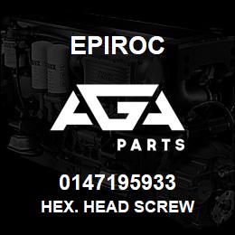 0147195933 Epiroc HEX. HEAD SCREW | AGA Parts