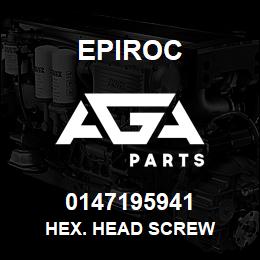 0147195941 Epiroc HEX. HEAD SCREW | AGA Parts