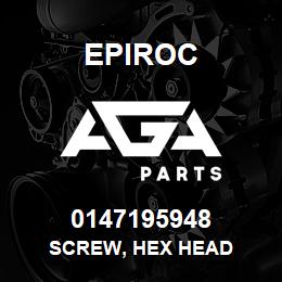 0147195948 Epiroc SCREW, HEX HEAD | AGA Parts