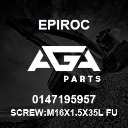 0147195957 Epiroc SCREW:M16X1.5X35L FULL | AGA Parts