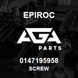 0147195958 Epiroc SCREW | AGA Parts