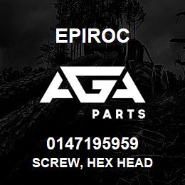 0147195959 Epiroc SCREW, HEX HEAD | AGA Parts