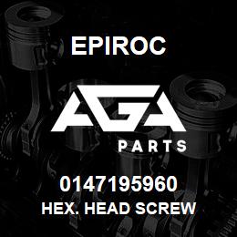 0147195960 Epiroc HEX. HEAD SCREW | AGA Parts