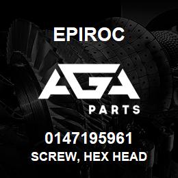 0147195961 Epiroc SCREW, HEX HEAD | AGA Parts