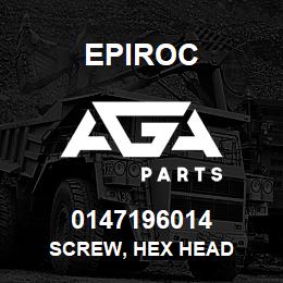 0147196014 Epiroc SCREW, HEX HEAD | AGA Parts